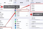 教你轻松调节手机字体大小（一招让你的眼睛瞬间舒适）