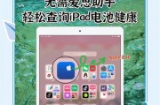 IPad电池健康度快捷键大全（掌握这些技巧）