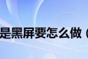 显示器黑屏无法显示？快速诊断与解决方法指南