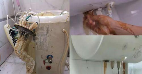 没有排污口的热水器清洗方法是什么？
