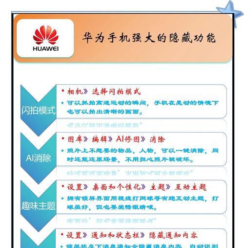 如何展示华为手机的特色功能？买了华为手机如何分享？