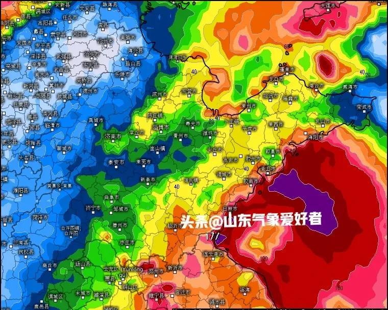 好消息！本月底山东降雨概率继续增大，台风残留低压北上送水！
