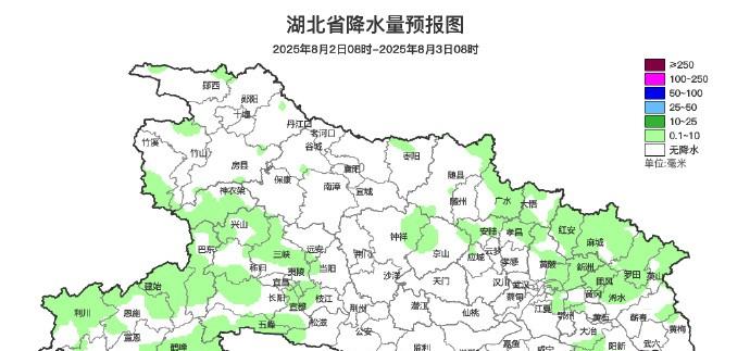 湖北省！明天8月3号，新一轮强降雨中心已定，雷暴大风分布如下！