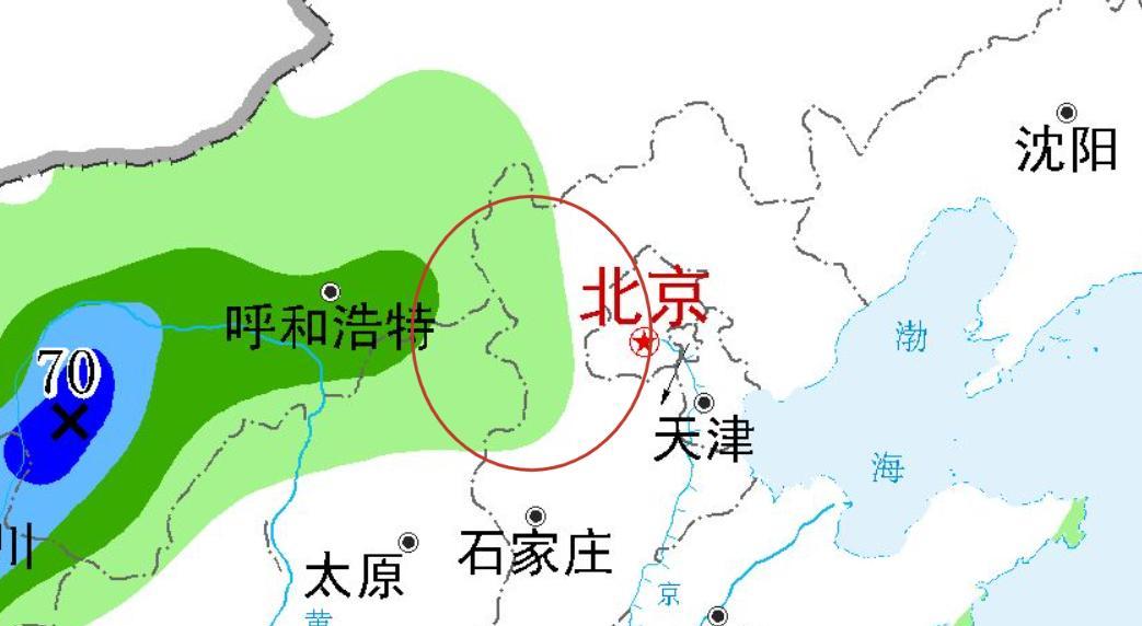 河北省！今天8月5号，新一轮强降雨中心已定，大雨暴雨分布如下！