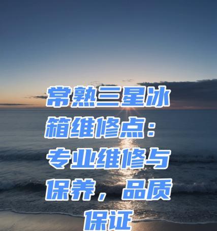 三星电冰箱故障显示U1，解决办法大揭秘！（快速排查和修复方法，让您的电冰箱重新正常运行！）