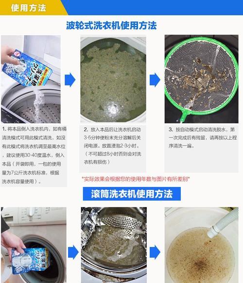 家用电动洗衣机清洗方法大全