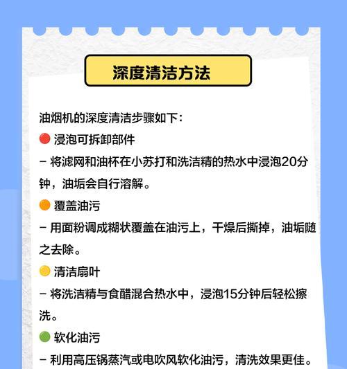 厨房油烟机的清洗技巧（轻松清洁你的厨房油烟机）