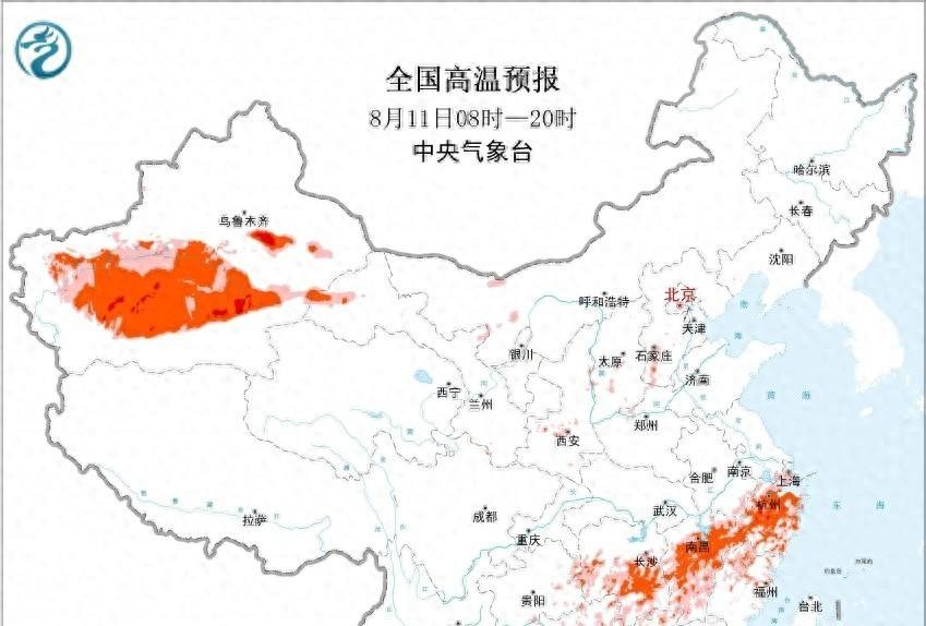 上海！高温中心已确定！明天8月13号~15号天气预报，高温分布如下
