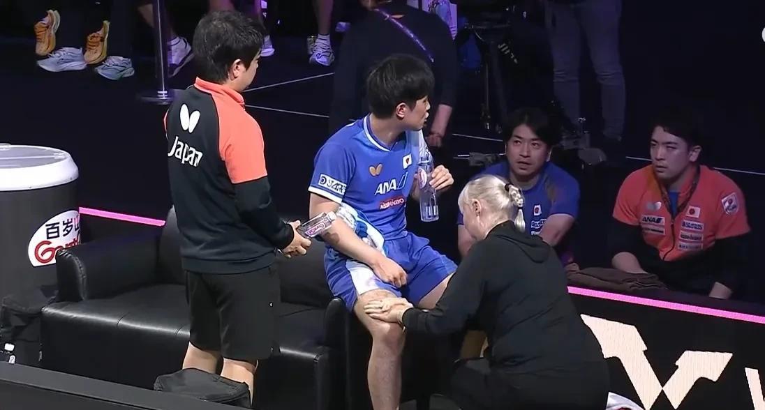 张本美和尴尬！控诉早田医疗暂停使用教练，张本智和决赛用了3个