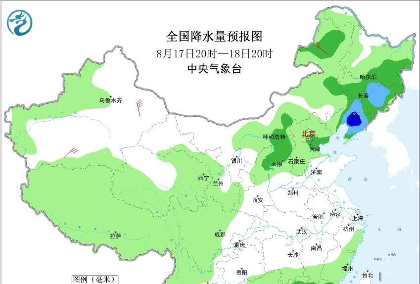 河北！降雨中心已定！明天16~18号天气预报，暴雨大暴雨分布如下