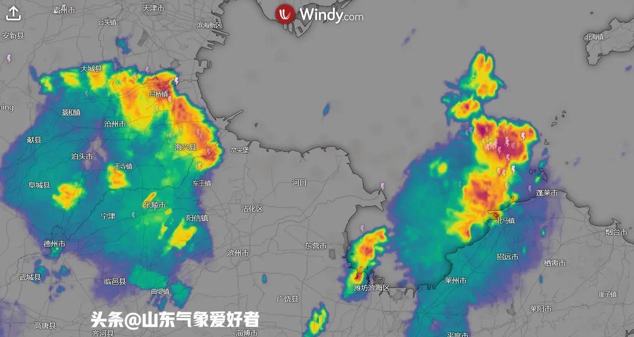 22日起山东降雨偏多，月底冷槽制造冷空气降温，暴雨再次来袭！