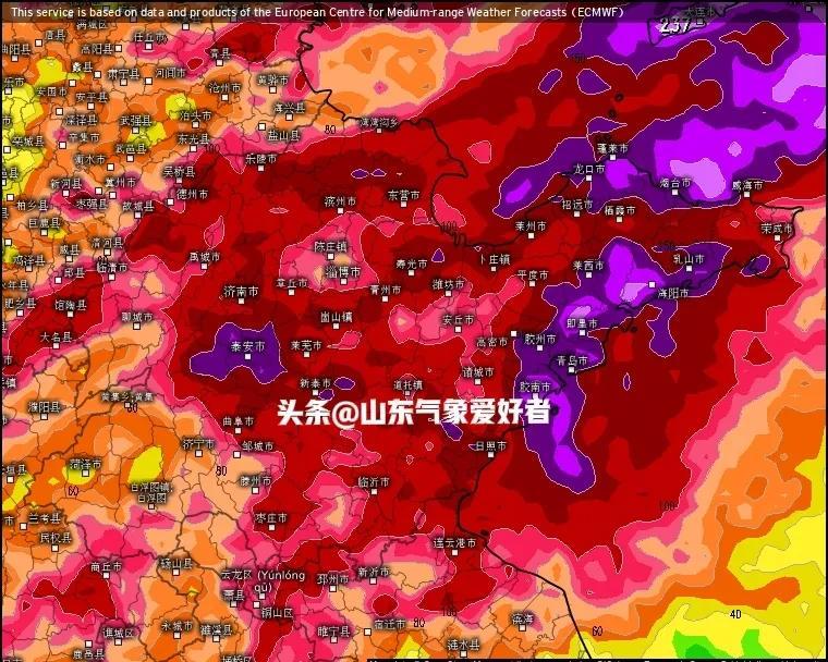 22日起山东降雨偏多，月底冷槽制造冷空气降温，暴雨再次来袭！