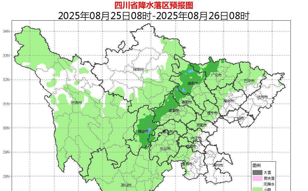 四川！本轮高温确定已完成，明天8月24号天气预报，重点分布如下