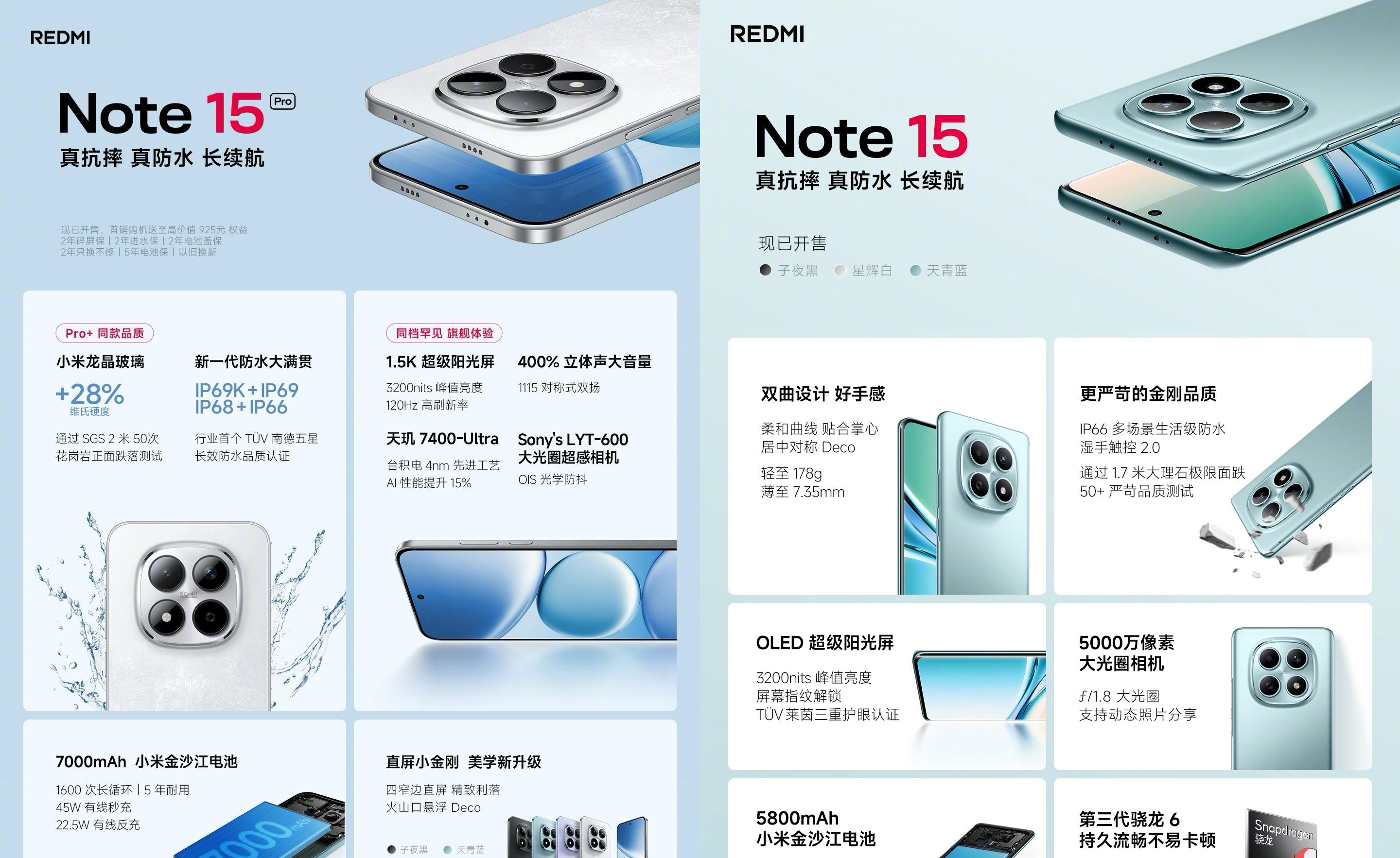 相差300元，红米Note15Pro和Note15Pro+对比，差距比想象中更大