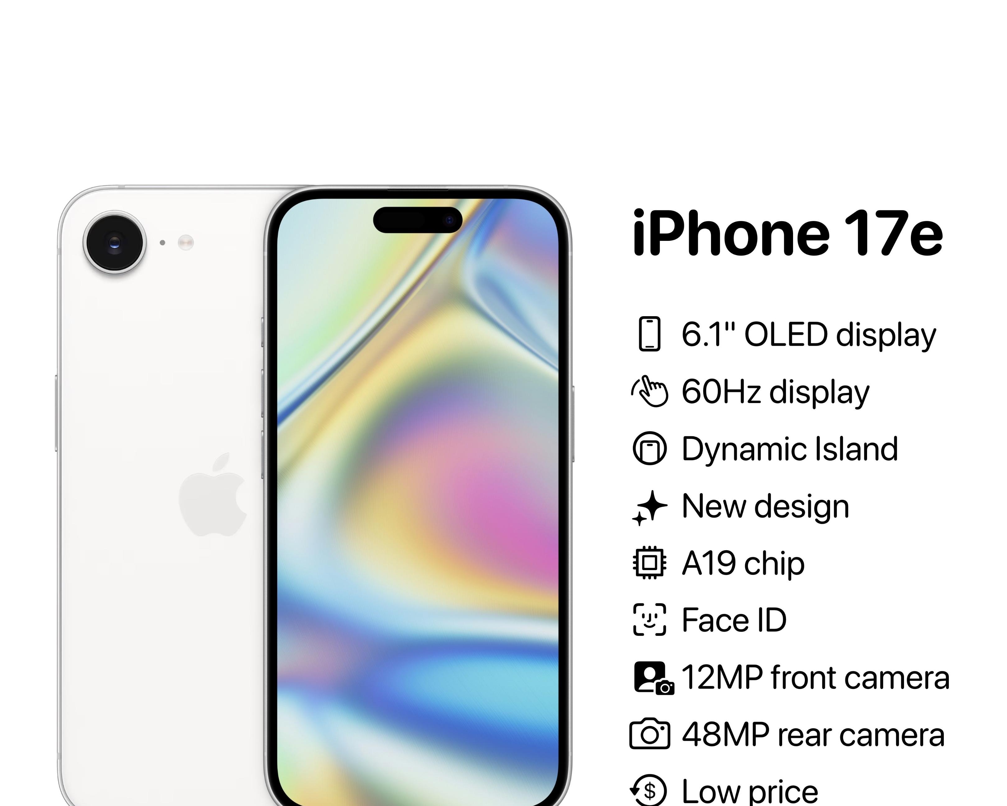 再见刘海屏！iPhone17e，全新外观确认