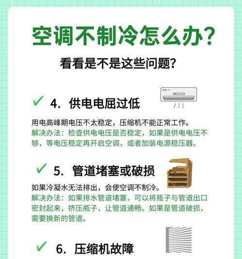空调清洗后不制冷的原因及解决方法（为什么清洗后的空调无冷）