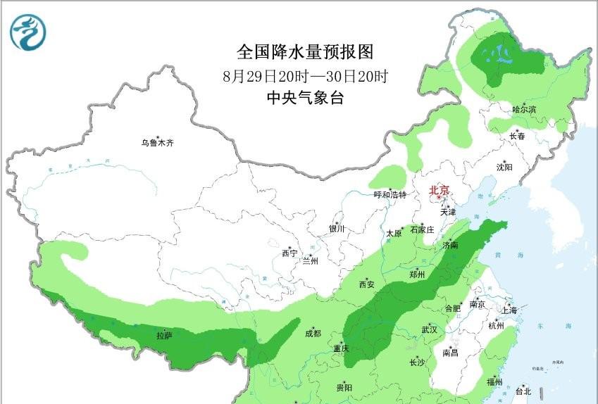 河北！本轮降雨中心已确定，明天8月28号天气预报，重点分布如下