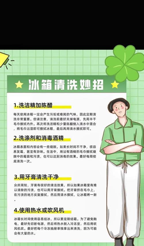 清洗油烟机冰箱的实用方法（让家居环境更清新舒适）