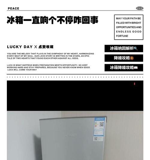电冰箱响不制冷的原因及解决方法（解决家用电冰箱无冷且产生噪音的有效措施）