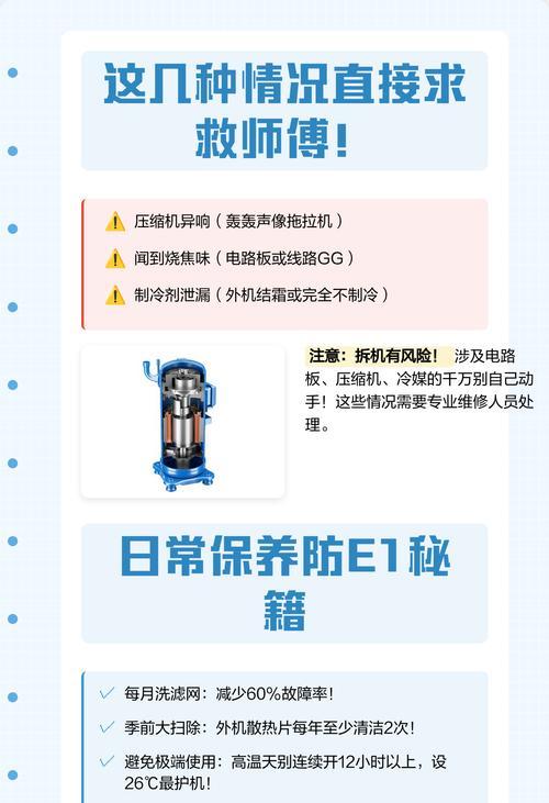 美的变频空调故障代码E1分析与解决方法（详解美的变频空调故障代码E1及其常见原因与解决方案）