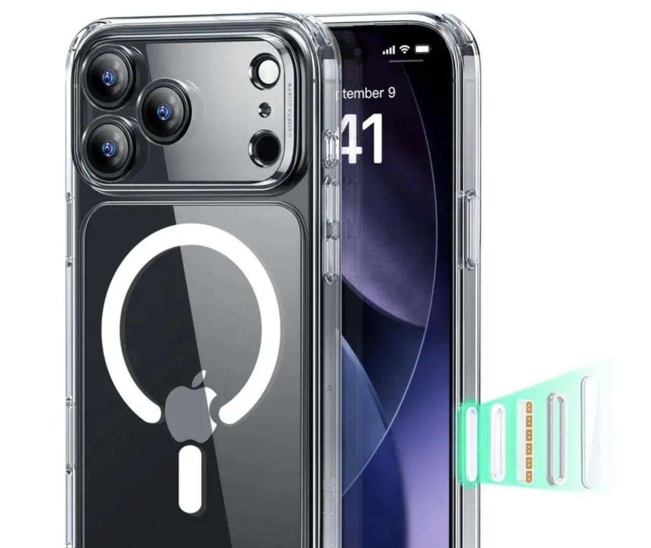 iPhone17Pro原厂透明壳曝光：6大变化太惊喜，MagSafe设计进化