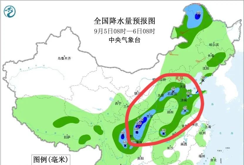 河南，新一轮降雨中心锁定！今晚-5号全省天气，大雨暴雨分布如下