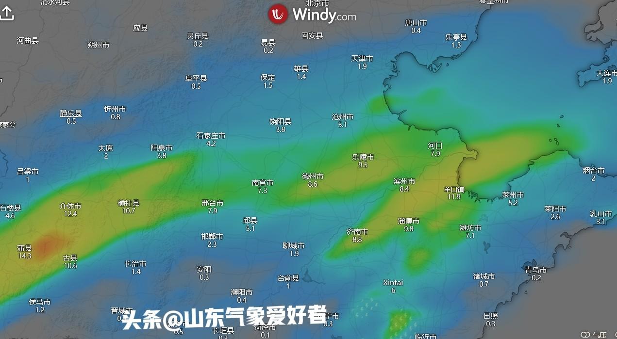 山东雨季结束？分析:官方继续调弱暴雨，16日起冷空气将制造秋雨