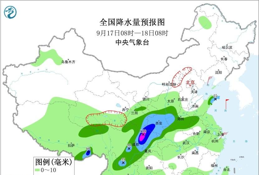 本轮降雨中心已定，冷空气来袭北方多地气温迎新低，具体分布如下