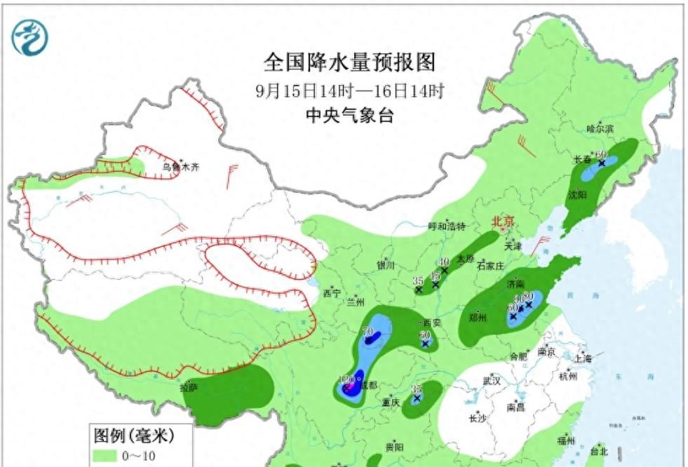 新一轮暴力秋雨上线，8省大到暴雨，冷空气侵袭，东北局地入冬