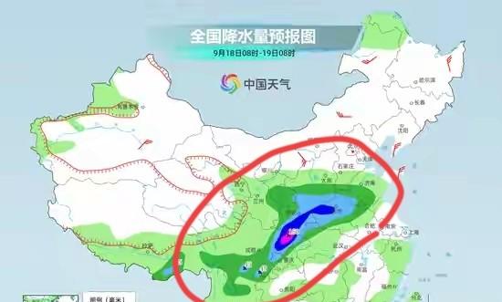 新一轮强降雨中心已锁定，今晚-20号全国天气，降温暴雨分布如下